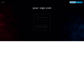 your-sign.com screenshot