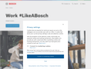 your.bosch-career.com screenshot