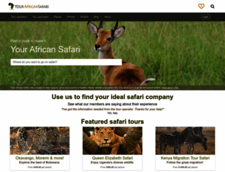 yourafricansafari.com screenshot