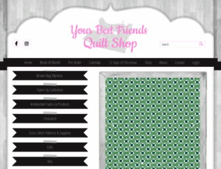 yourbestfriendsquiltshop.com screenshot