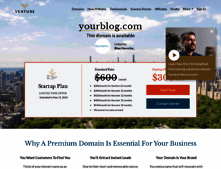 yourblog.com screenshot