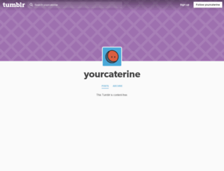 yourcaterine.tumblr.com screenshot