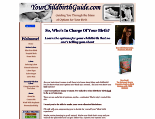 yourchildbirthguide.com screenshot