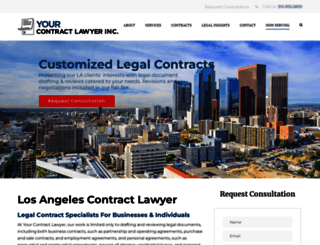 yourcontractlawyer.com screenshot