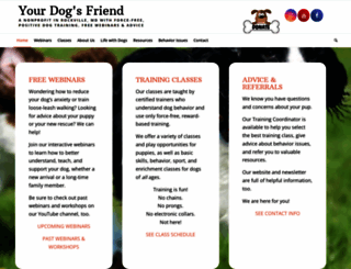 yourdogsfriend.org screenshot