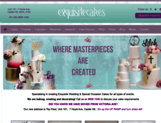 yourexquisitecake.com.au screenshot