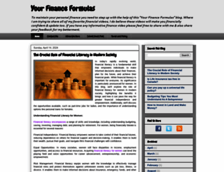 yourfinanceformulas.com screenshot
