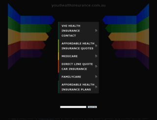 yourhealthinsurance.com.au screenshot