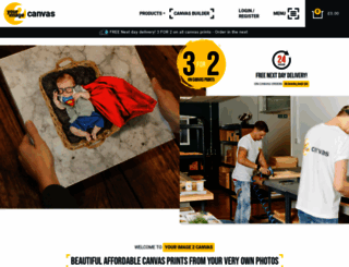 yourimage2canvas.co.uk screenshot