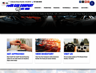 yourkarcompany.com screenshot