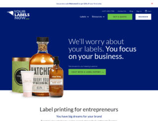 yourlabelsnow.com screenshot