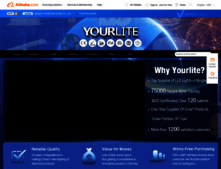yourlite.en.alibaba.com screenshot