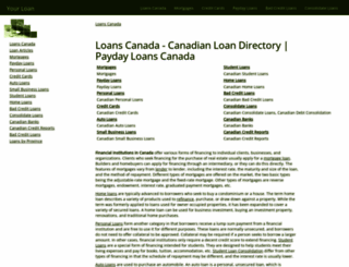 yourloan.ca screenshot