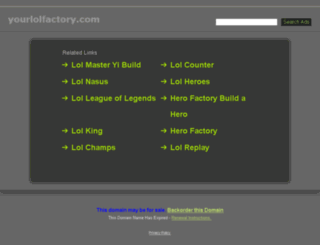 yourlolfactory.com screenshot