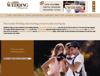 yourlondonweddingmagazine.com screenshot