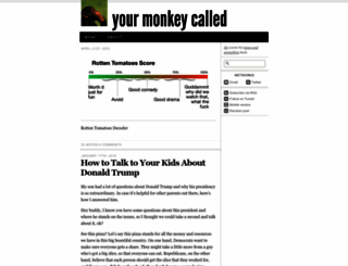 yourmonkeycalled.com screenshot