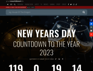 yournewyearcountdown.com screenshot