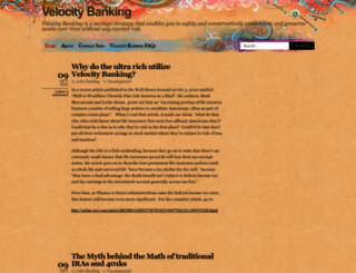 yourpersonalvelocitybanker.wordpress.com screenshot