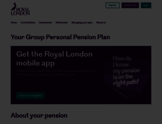 yourplan.royallondon.com screenshot