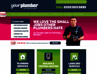 yourplumber-uk.com screenshot