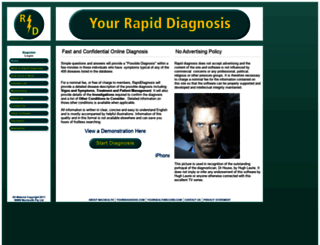 yourrapiddiagnosis.com screenshot