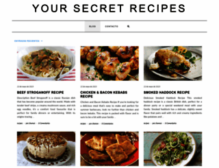 yoursecretrecipes.com screenshot