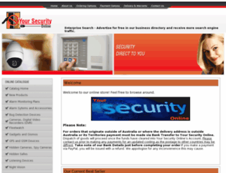 yoursecurityonline.com.au screenshot