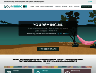 yoursminc.nl screenshot