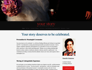 yourstoryceremonies.com screenshot