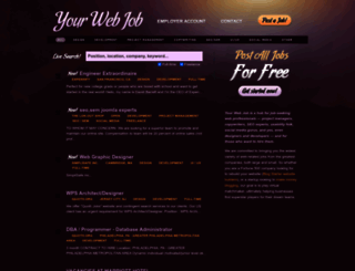 yourwebjob.com screenshot