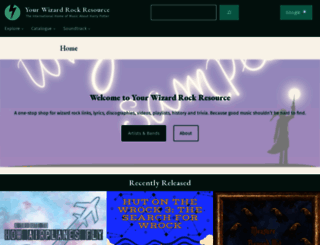 yourwizardrockresource.wordpress.com screenshot