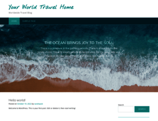 yourworldtravelhome.com screenshot