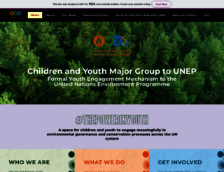 youthenvironment.org screenshot