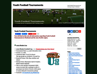 youthfootballtournaments.org screenshot