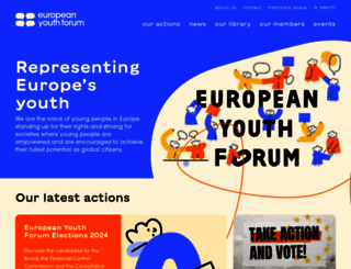 youthforum.org screenshot