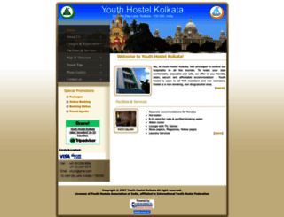 youthhostelkolkata.com screenshot