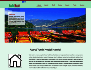 youthhostelnainital.in screenshot