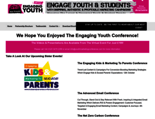 youthmarketingconference.com screenshot