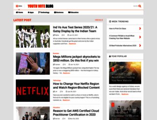 youthvoteblog.com screenshot