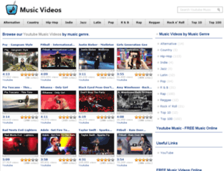 youtubemusicvideos.net screenshot