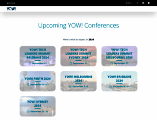 yowconference.com.au screenshot