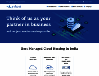 yrhost.in screenshot