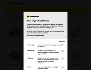 yrkeshogskolan.se screenshot