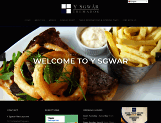 ysgwar-restaurant.co.uk screenshot