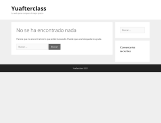yuafterclass.es screenshot