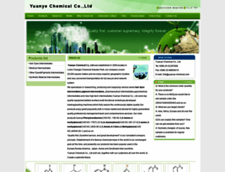 yuanye-chemical.com screenshot