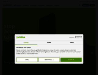 yubico.com screenshot