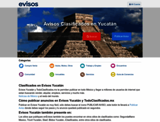 yucatan.evisos.com.mx screenshot