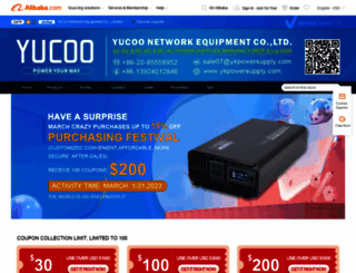 yucoo.en.alibaba.com screenshot