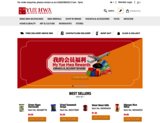 yuehwa.com.sg screenshot